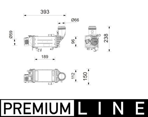 Mahle ladeluftkühler 752 - ladeluftkühler, ci